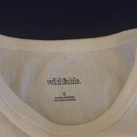 Wild Fable Ribbed Cream Tank Top - Picture 2 of 2